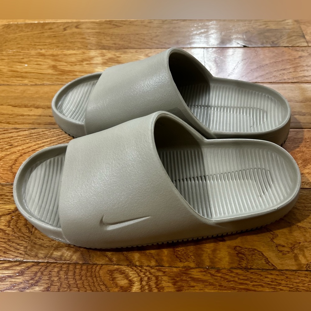 Nike Calm Slide Khaki M8/W9 - Picture 15 of 16